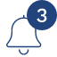 Bell icon three